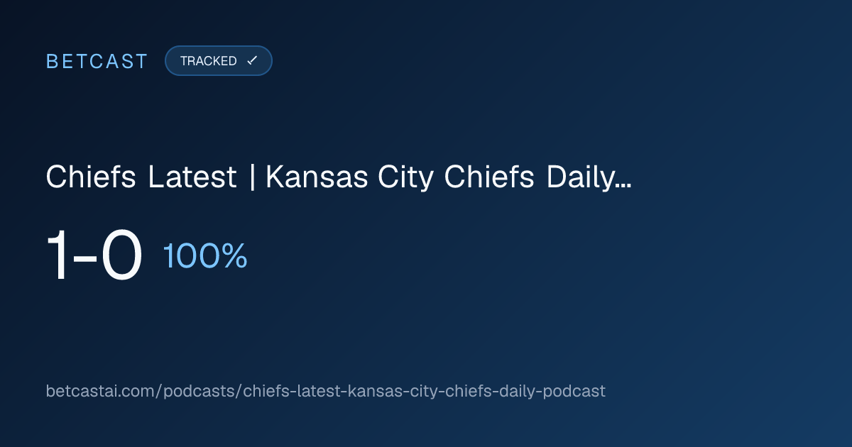 Chiefs Latest | Kansas City Chiefs Daily Podcast record card