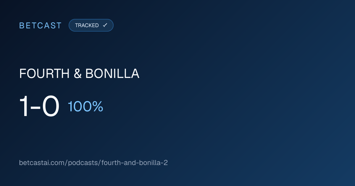 FOURTH & BONILLA record card