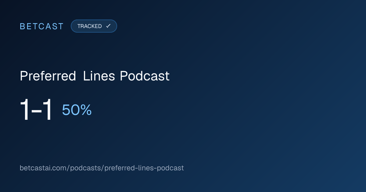 Preferred Lines Podcast record card