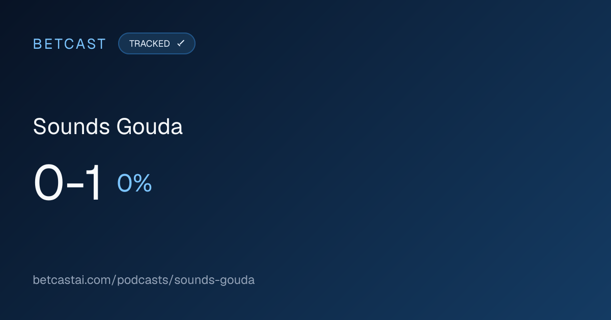 Sounds Gouda record card