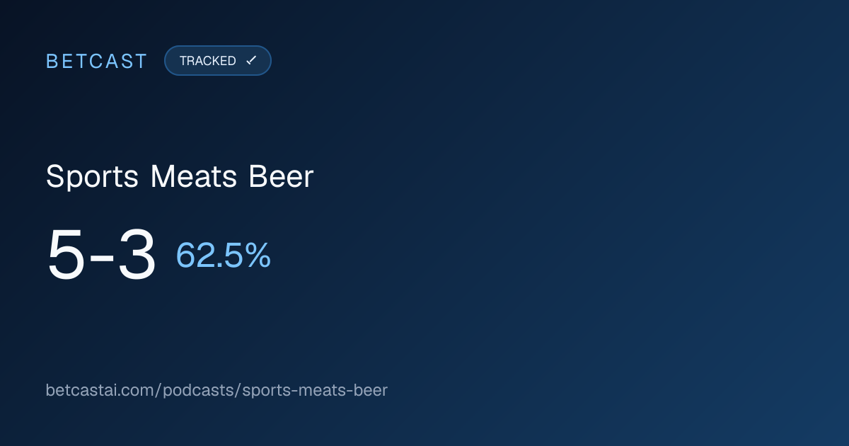Sports Meats Beer record card