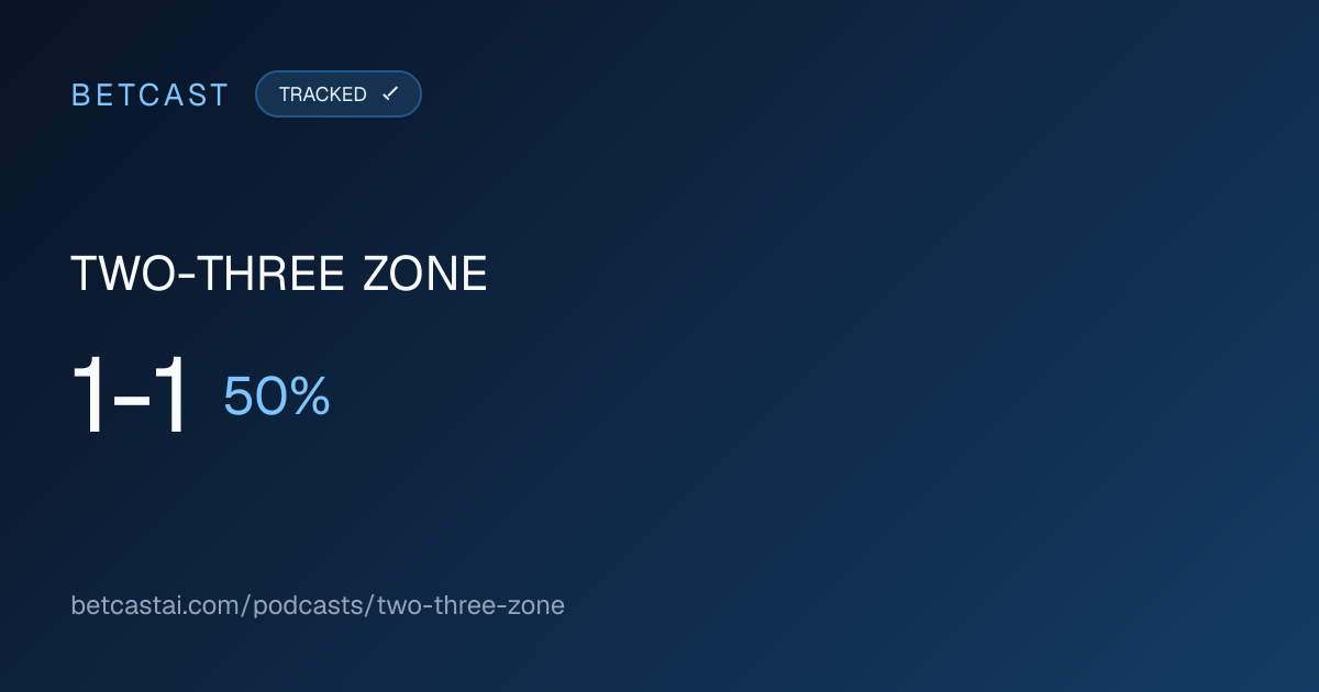 TWO-THREE ZONE record card